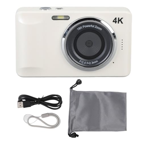Cámara digital compacta 4K 64MP con zoom 18X y pantalla 2.8 pulg miniatura 1