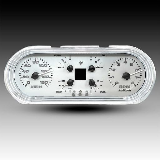 1962-1965 Chevy Nova Digital Gauge Cluster Kit | Multi-Color LED Dash Panel | Classic Chevy II Instrument Display Upgrade | Speedometer, Tach, Oil, Temp, Volts, Fuel