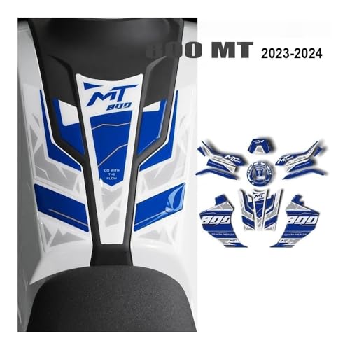 Kit autocollants réservoir moto 800MT protection anti-rayures 2023-2024