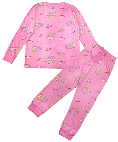 Image of Hestia | H.NSG.N.1 | Kids Girls Nightwear | Sleepwear | Cotton |Trouser Full Sleeves Tshirt | Elastic Waist |Night Dress with Pyjama Tshirts for Girls|All Over Horse Printed |Blue Color 4-6Yrs |Set 1