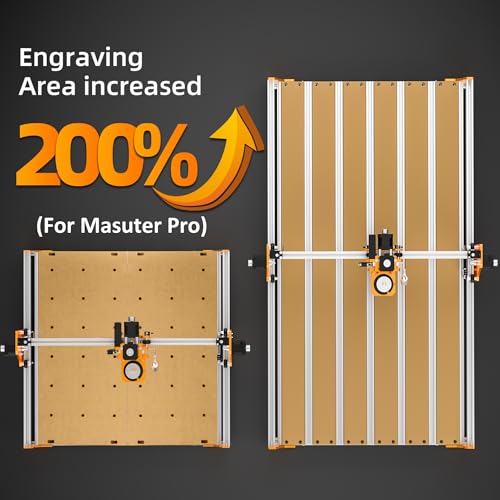 FoxAlien 4080 Extension Kit for Masuter Pro CNC Router Machine Working Area Extend to 40x80cm