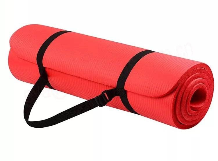 LAVISH HANDICRAFT Exercise & Yoga Mat for Women and Men, High Density, Anti-Slip/Skid/Split Yoga Mat for Home, Outdoor, Gym Workout and Flooring Fitness Mat with strap (24x72 IncheS) (4MM, RED) (B0CSBYGVXC) Amazon Price History, Amazon Price Tracker