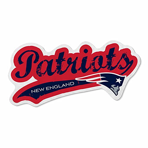 Rico Industries NFL Football New England Patriots Distressed Shape Cut Pennant - Home and Living Room Décor - Soft Felt EZ to Hang