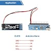 Frienda 2 Pieces I2C OLED Display Module, 0.91 Inch I2C OLED Screen Driver, Compatible with Arduino, Power-Saving, Self-Illuminating, 3.3V - 5V(White Light)