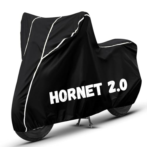 Image of Bike Cover for Hornet 2.0 100% Waterproof, Dustproof & Scratch Resistant| Fully Bottom Elastic UV Resistant Heavy Duty Body Cover | All Weather Outdoor Use