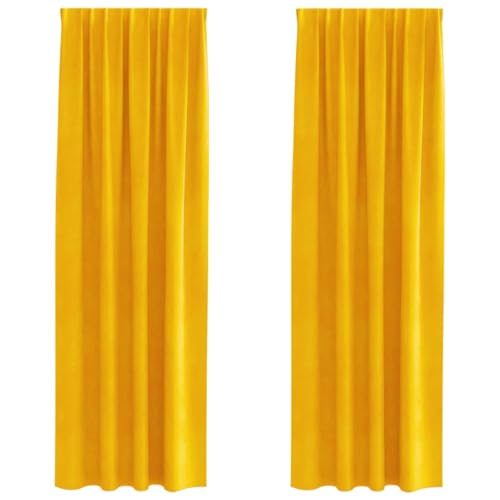 Rideau occultant salon 140 x 245 cm velours thermique isolant