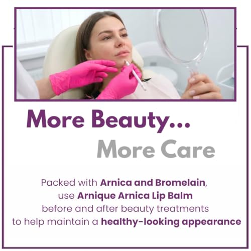 Arnica Lip Balm for Lip Filler Aftercare with Bromelain Detail