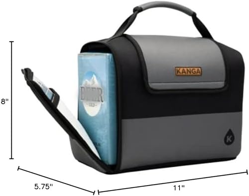 Vista 35 de Kanga Kanga Kase Mate - Bolsa térmica aislada - Bolsa térmica suave - Enfriador de bebidas para latas de cerveza y seltzer - Aislamiento y Woody
