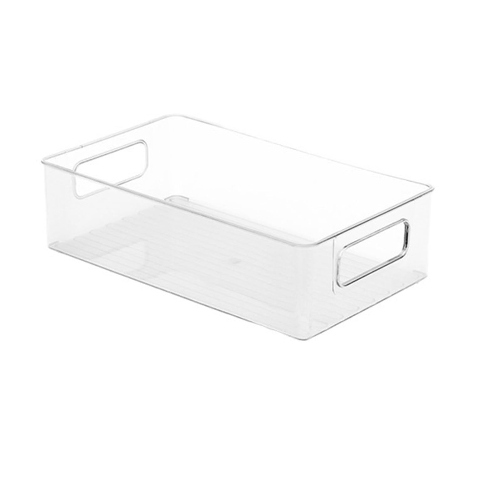 MJINA 1pc/2pcs Handheld Stackable Acrylic Stationery Skincare Storage Box Desktop Cosmetics Bathroom Office Miscellaneous Storage Box(2pcs-transparent)