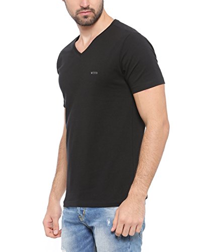 Image of SHOWOFF Men`s Cotton Solids Regular Fit Tshirt