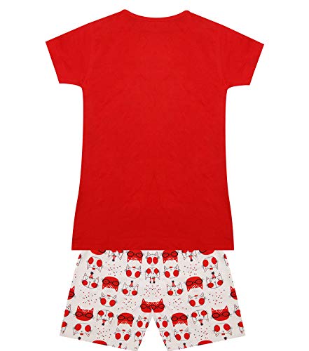 Image of MIST N FOGG Girls Half Sleeve Printed Tshirt and Shorts