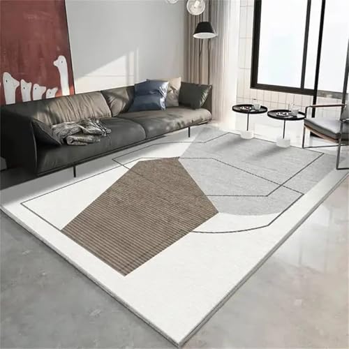 Accessoires de canapé faciles d'entretien tapis gris lavable - 2