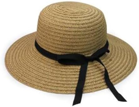 BESPORTBLE Fashionable Foldable Women's Wide Brim Straw Sun Hat S...