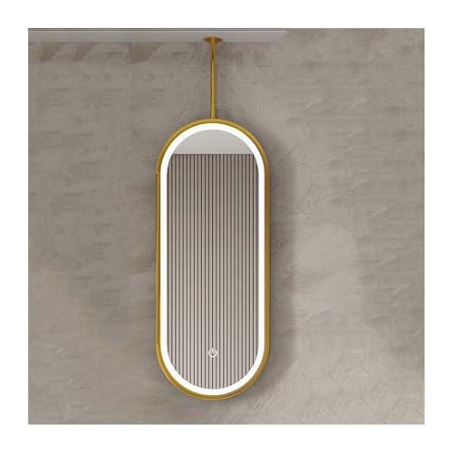 ��]�\�ȑȉ~�`�̗��ʃo�X���[���~���[�A�V��Ɏ��t�����A���߉\�ȏƖ��t���A���ցA�h���b�V���O���[���A�Ƃ̑����ɍœK(Gold,50x80cm)