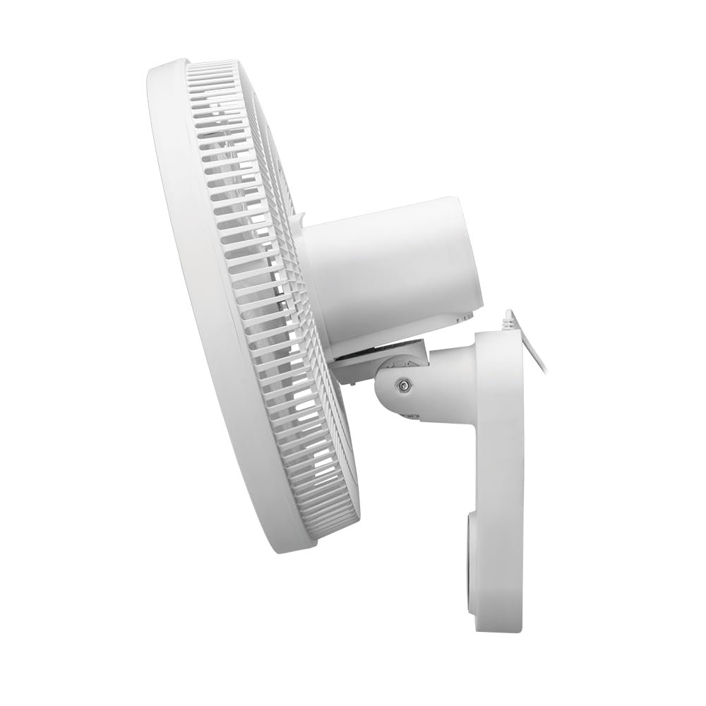 Orbegozo Ventilador de pared WF 2040. Diámetro 40 cm. 60 W. 3 velocidades. 5 aspas. Temporizador. Cabezal inclinable. Oscilante. Indicadores LED. Mando.