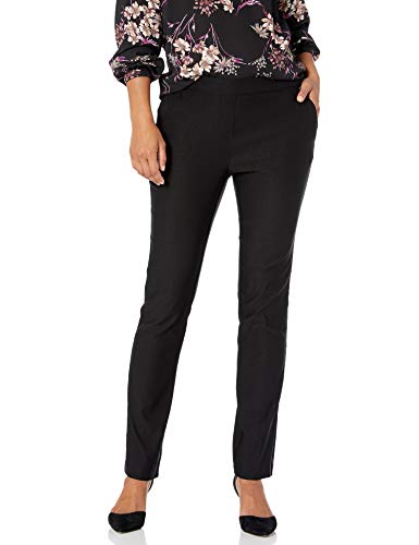 Tribal Women's Petite Century Twill Pull On Pant, black 4P