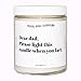 Cool Girl Candles |Dad Light This When You Fart Balsam + Cedar Scented Candle | All Natural Coconut Soy Wax | Best Strong Scented Candles for Home Fragrance | Clean Burning | Funny Gifts | 8.5 fl oz