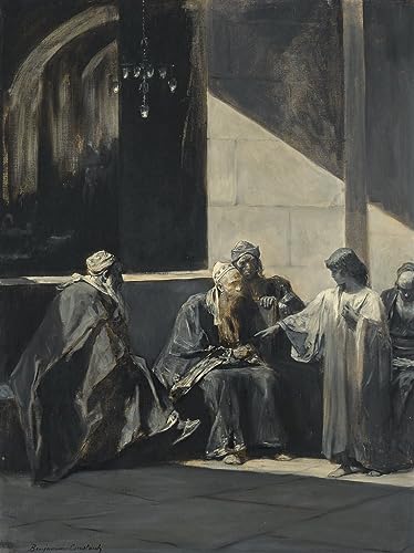 Toile Christ enseignant temple Constant pour apaiser l'ambiance du salon