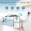 QIAO)) Portable 7.4kW EV Charger Type 2 Smart App, Max. 8-32A 1-Phase 7M Electric Car Charger with 2.8' LCD Display, Carry Bag, Bracket, Cable Holder, Mobile Wallbox Charging Station for Home Travel #1