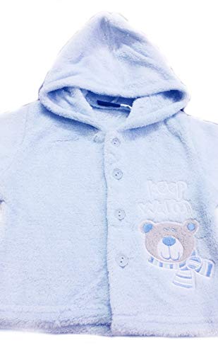 Image of Bold N Elegant Standard Length Winter Wear Infant Warm Fur Jacket With Hood Baby Boy's Girl Jersey Soft Thick Full Sleeve Hood Jacket For 0-2 Year Kids