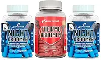 Kit Termogênico Dia e Noite – 1 Thermo Abdomen 120 Cáps + 2 Night Abdomen 60 Cáps – Queima de Gordura 24h