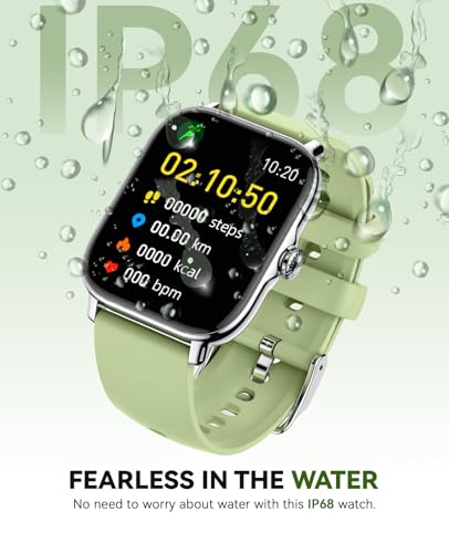 Image of Smart Watch for Women Men- Answer /Make Call, 2025 IP68 Waterproof Fitness Step Sleep Tracker Watch with Monitor Activity Counter Smartwatch for Andriod iPhone iOS Samsung Compatible