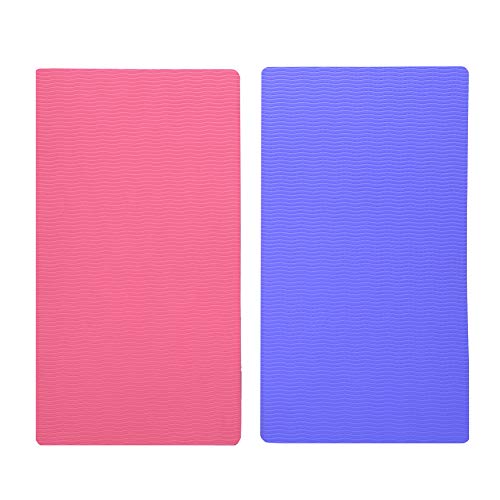 Junluck Yoga Workout Mat, 2Pcs Portable TPE Yoga Cushion, Yoga Knee Pad Non