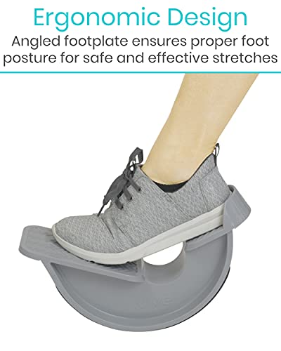 Vive Foot Rocker - Calf Stretcher for Achilles Tendinitis, Heel, Feet, Shin Splint, Plantar Fasciitis Pain Relief - Stretches Strained Leg Muscle - Ankle Wedge Stretch Improves Flexibility