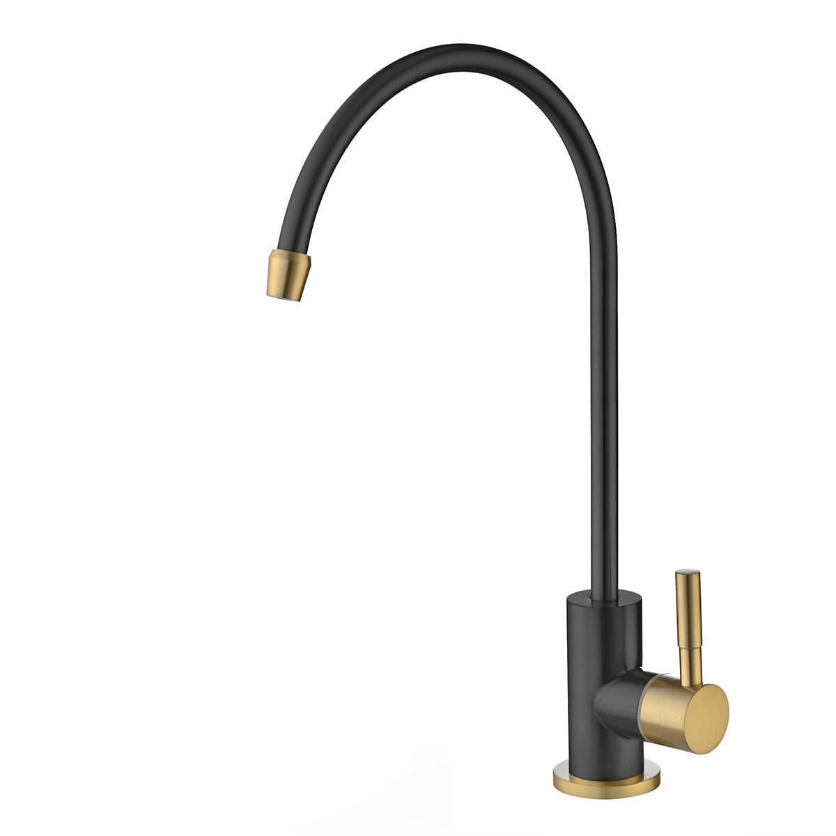 Havin Black and Gold Bar Sink Faucet, RO Water Filter Faucet,Drinking Water Faucet fits Most Water Filtration System, Kitchen Reverse Osmosis Faucet, Stainless Steel Filter Tap, Beverage Faucet