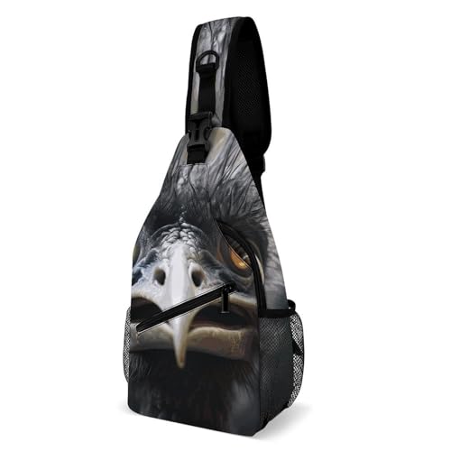 Mochila tipo sling casual ligera para hombre y mujer