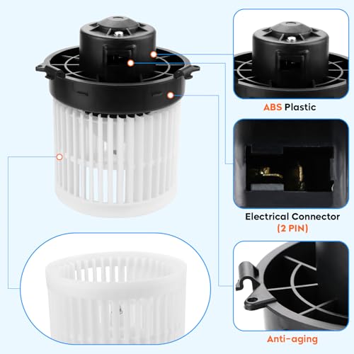 Image of HVAC Blower Motor Assembly 700285 Fit for 2012-2018 Nissan Versa Sedan 1.6L, for Nissan Versa Note 2014-2017, HVAC Heater Blower Motor Fan Replaces for 27226-3AN0A