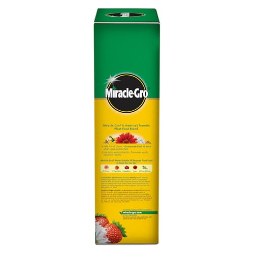 Image of Miracle-Gro Water Soluble All Purpose Plant Food - Fertilizer for All Indoor or Outdoor Plants Including Roses, Flowers, Vegetables, Houseplants, Trees, and Shrubs, 12.5 lbs.