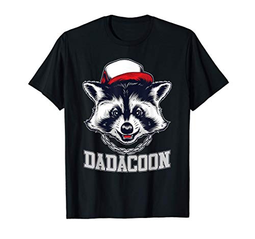 Hombre Raccoon Owner Dad Trash Panda Dadacoon funny Father's Day Camiseta