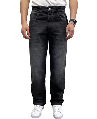 Southpole Men's Straight Relaxed-Fit Cross Hatch Denim,...