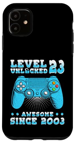 Level 23 Unlocked Birthday 23 Years Old Gifts 23rd Birthday �X�}�z�P�[�X iPhone 11 �p