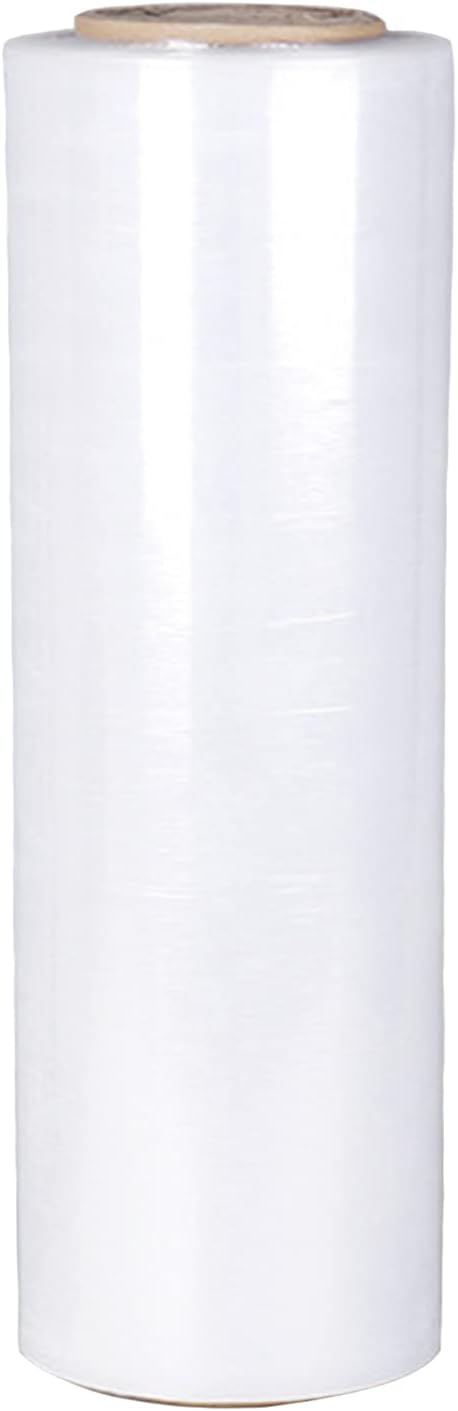 Stretch Film Transparent Stretch Packaging, 14" x 1500 Ft, 400% Stretch Heavy-Duty Shrink Film, Used for Packing, Shipping, Moving, Cling, Pallet : Office Products