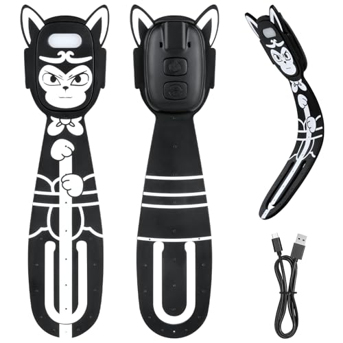 OSDUE Luce da Lettura,Segnalibro 2 in 1 Luce per Libro,USB Ricaricabile per Leggere con Pinza,Flexible Book Light Clip On,Lampada LED a clip da Lettura Lucetta Dimmerabile per Bambini e Adulti