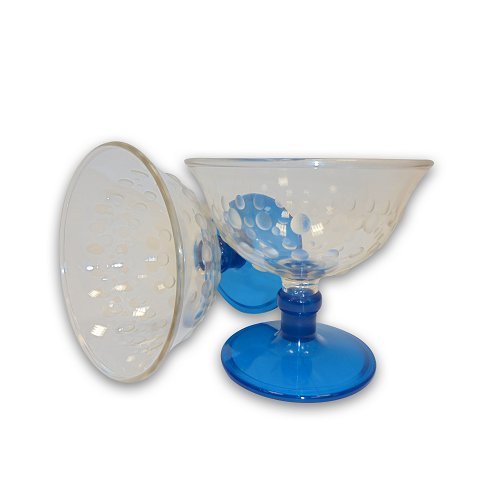 COPPA GELATO 400 CC IN PLASTICA TRASPARENTE RIUTILIZZABILE E LAVABILE IN LAVASTOVIGLIE CON BASE BLU IDEALE PER GELATERIE ARTIGIANALI ICE CREAM PLASTIC CUP (PZ 6)