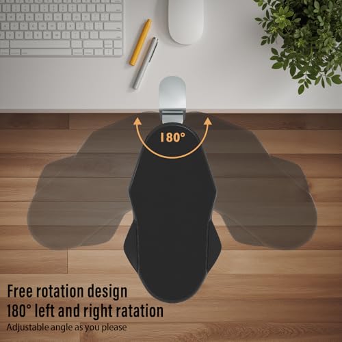 VibeNest Ergonomic Arm/Elbow Rest for Desk, Foldable Rotating Black by VibeNest - Image 6