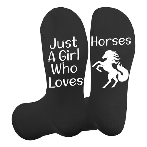 Pferde-Geschenke für Mädchen, Strumpffüller, Pferde-Geschenke für Frauen, Pferderennen, Geschenke für Männer, Pferdeliebhaber, lustige Socken, Geburtstagsgeschenke für Männer, lustige Geschenke zu