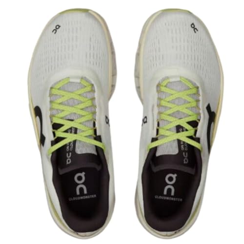 On Women's Cloudmonster 2 Running Shoes, Undyed/Zest, 10 US2