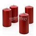 1 Red Pillar Candle 3x6 Unscented Burn Time 90 Hours Made in USA