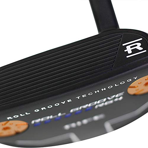 Rife Golf Roll Groove Technology Series Right Handed Rg4 Full Mallet Putter Precision Milled Face Edge & Cavity Ensures An Ideal Weight Distribution & Balance Perfect For Lining Up Your Putts (35") #TOP6