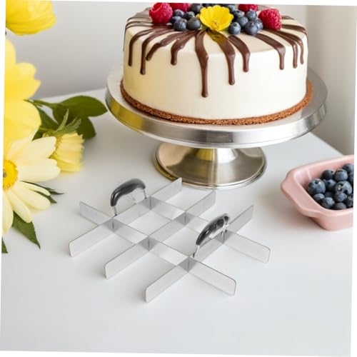 Outil de découpe de tartes diviseur de gâteau et support de transfert - 4