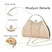 AIBAOWU Gold Clutch Purses for Women Formal Evening Bag for Wedding Sparkly Champagne Clutch Glitter Pleated Handbag Golden Rhinestone Party Purse