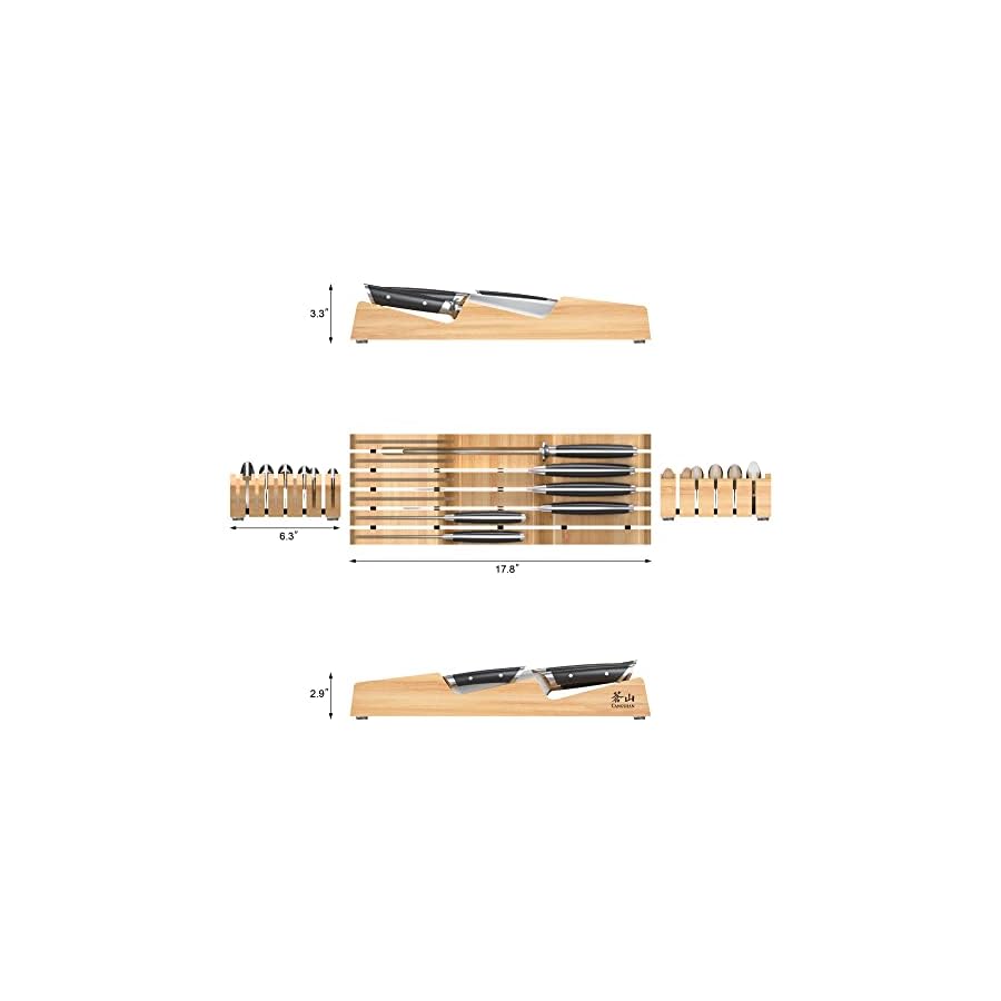 Cangshan-HELENA-Series-German-Steel-Forged-7-Piece-In-Drawer-Knife-Set-Black Cangshan HELENA Series German Steel Forged 7-Piece In-Drawer Knife Set (Black)