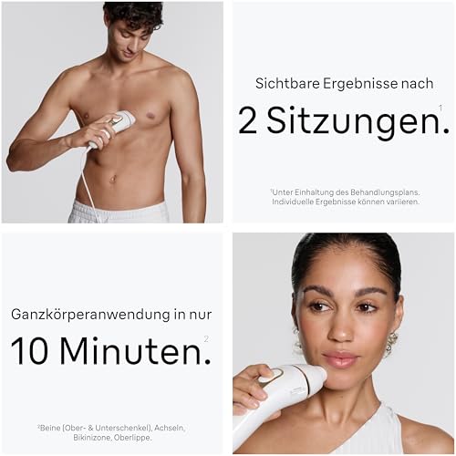 Braun IPL Geräte Haarentfernung Silk·expert Pro 5, PL5321, Weiß/Gold – Ansicht 3