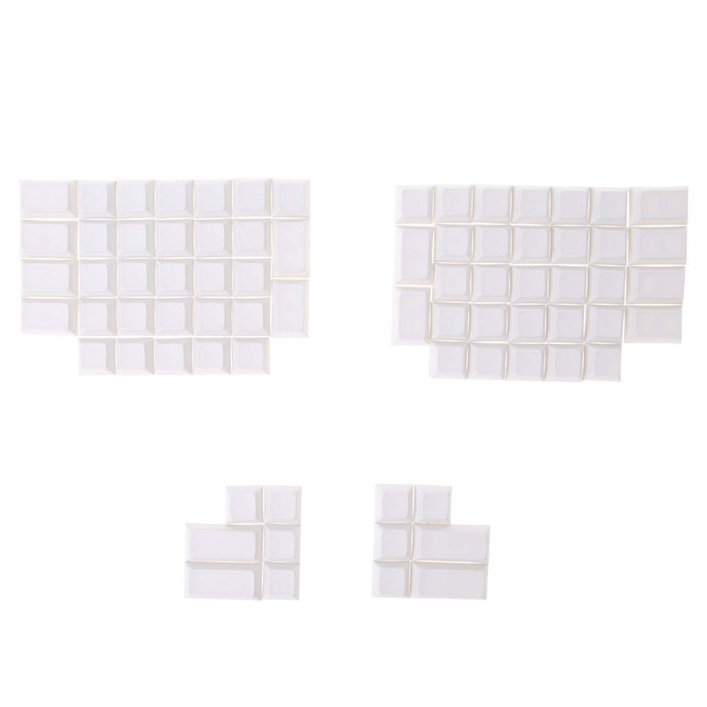 76 chiavi DSA PBT Ergodox vuote per tappi chiave, chiave meccanica unica senza incisione