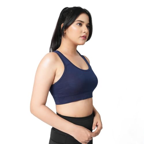 Image of Shoppy Villa - Sports Bras for Women | Gym Bras for Women Workout | Yoga, Camisole Bra, Lighty Padded Cup Bra with Full Coverage with Removable Pads