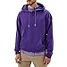 Zukela Purple Big And Tall Hoodies For Men Plain Fleece Mens Oversized Sweater Hoodie Sweatshirt Comfort Athletic Long Sleeve Shirts Pullover hooded Medium